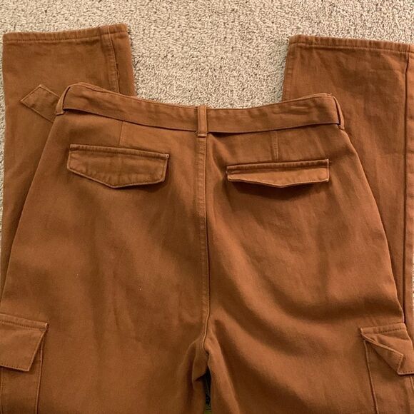 PacSun Brown Cargo Utility Carpenter Pants Size 27 - Picture 6 of 13
